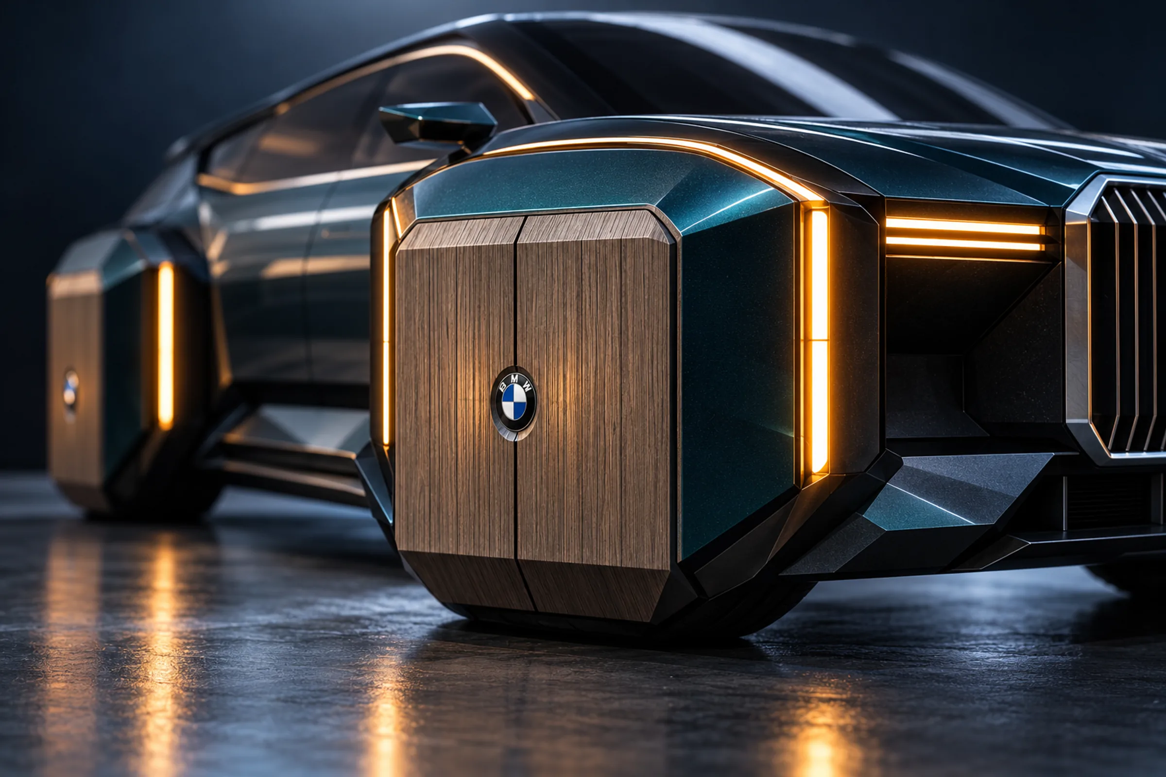 Wood-clad wheel pod